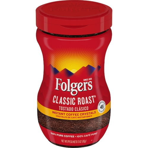 Folgers Caffeinated Instant Coffee Regular